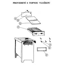 Provedení s topnou vložkou 12/7