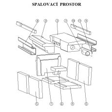 Spalovací prostor VN25D,V25D,V25,P25