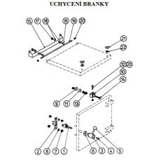 Uchycení branek A25